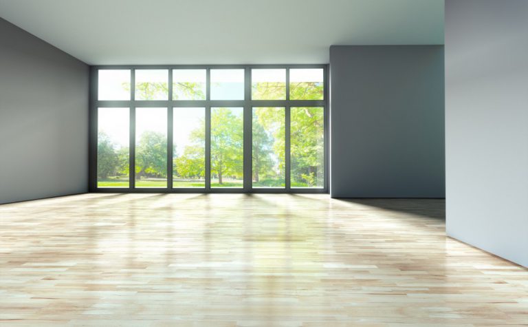 A clean-lined apartment with no steps or obstacles is a safer space for seniors to live in.