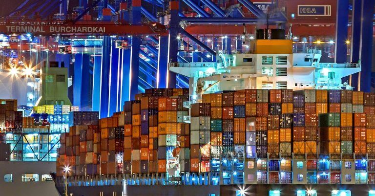Containerhafen Hamburg.
