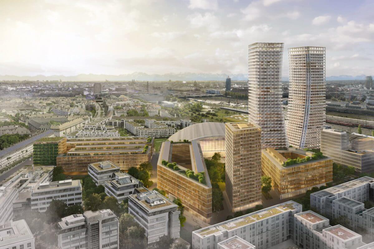 Paketpost-Quartier Vogelperspektive