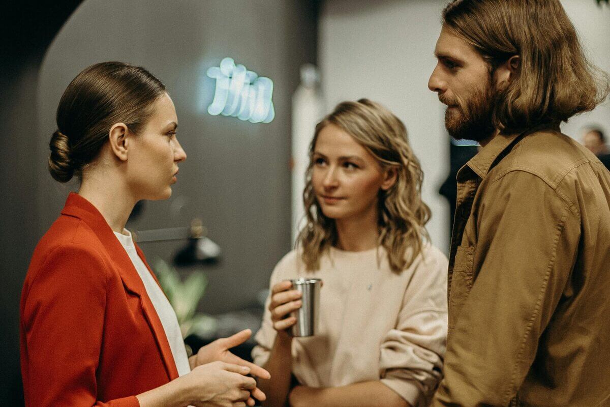 Smalltalk zwischen jungen Leuten