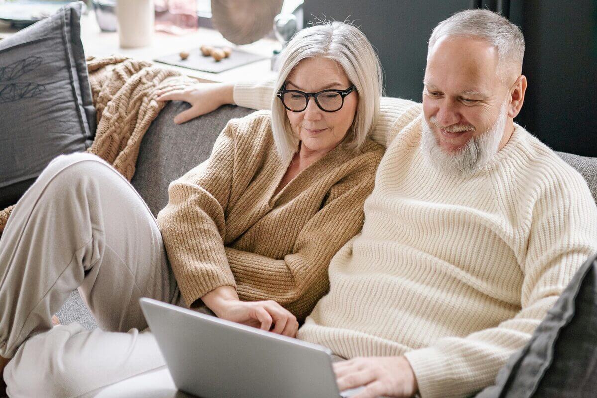 Senioren auf der Immobiliensuche