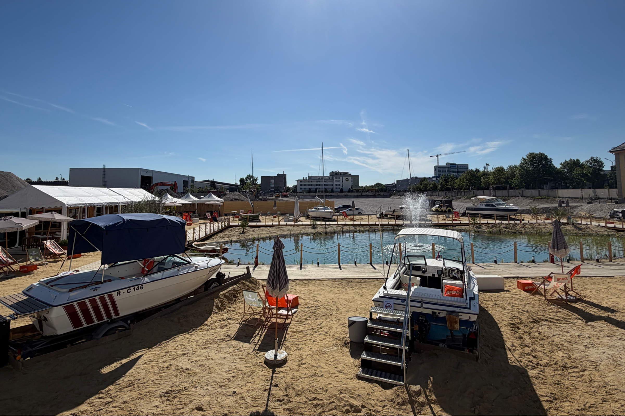 Marina Monaco in München: Neuer Freizeit-Hotspot bringt Yachthafen-Flair nach Schwabing 